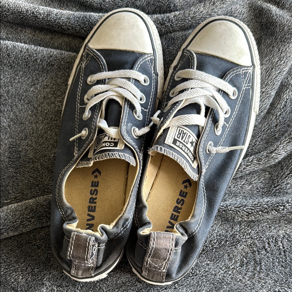 Converse Black and White Sneakers Classic Low-Top Design